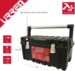 Caja Portaherramientas Plástica con Broches Metálicos-21 URREA8